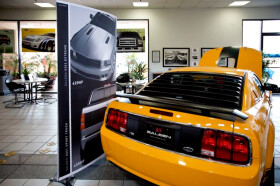 Showroom display for Saleen USA